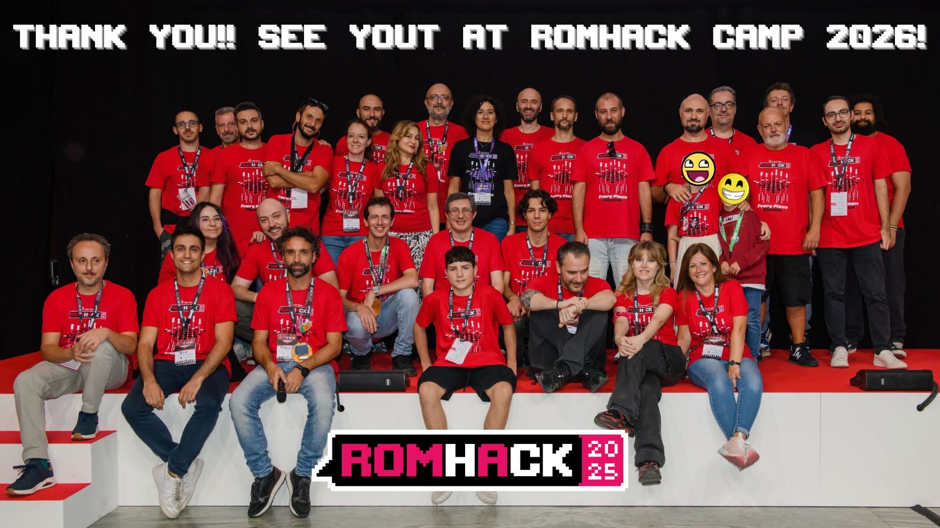 Staff at RomHack 2025